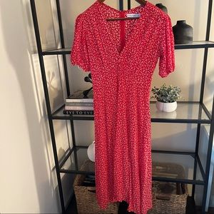 Faithfull the Brand | Dresses | New Faithfull The Brand Sonja Dress Vintage  Red | Poshmark
